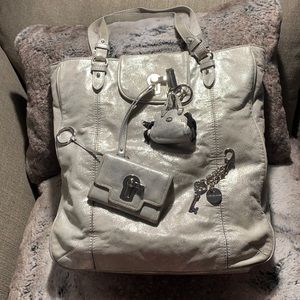 Juicy Couture Silver Tote with Accessories